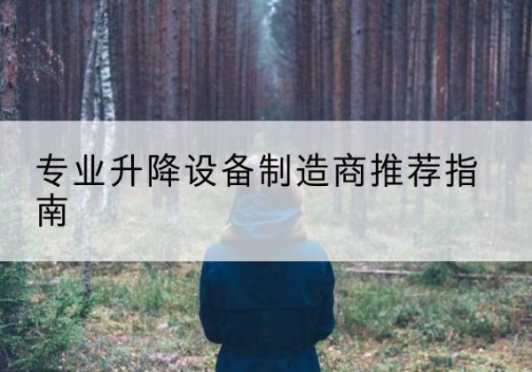 嵩明电动剪叉升降平台厂家-专业升降设备制造商推荐指南